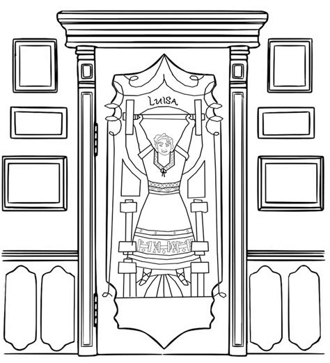 Luisa Coloring Page Encanto Kirstywyatt