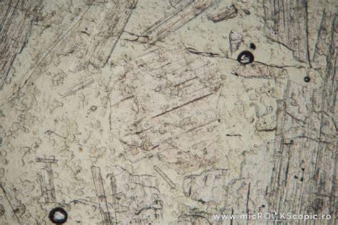 Anthophyllite Thin Section Double Chain Inosilicates Microckscopic