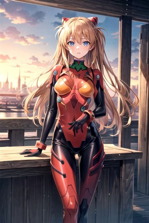 Skinny Small Breast Asuka Evangelion AI Porn