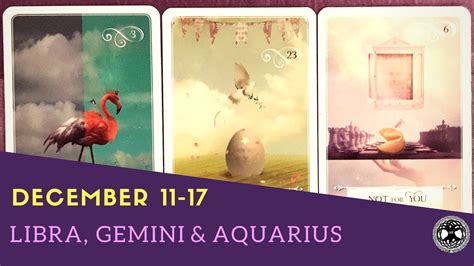 Air Signs December Weekly Tarot Reading Libra Gemini