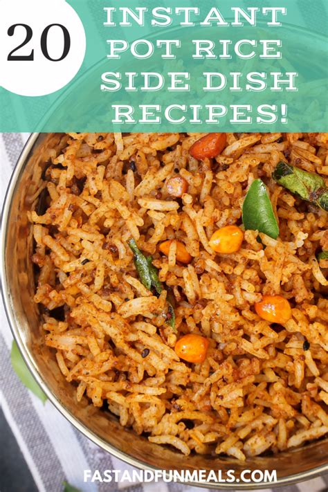 20 Simple Instant Pot Rice Side Dishes Fast And Fun Meals