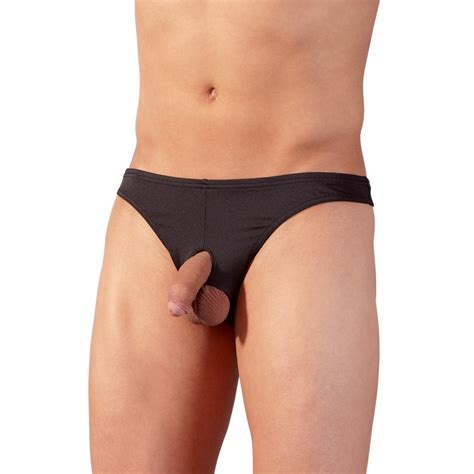 String Sexy Noir Ouvert Svenjoyment Underwear Maxim Hom