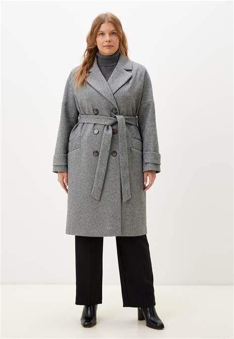 Пальто Meltem Collection, цвет: серый, MP002XW18AFR — купить в интернет ...