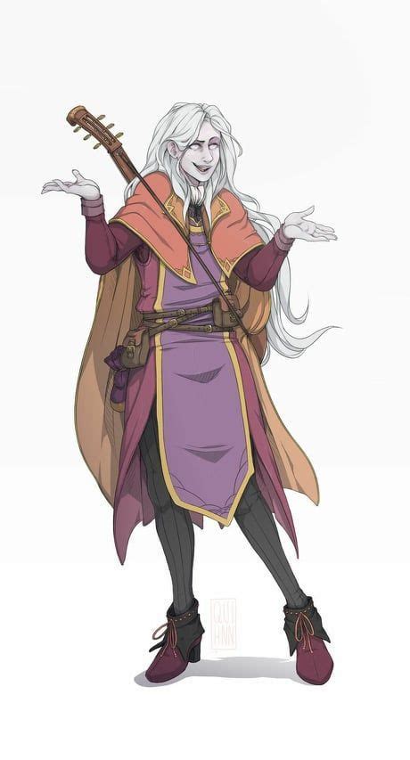 Dandd Changeling Bard Character Design Character Art Concept Art