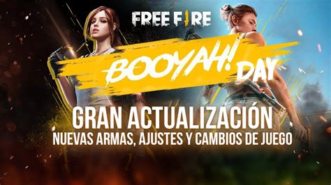 Parche De D A Booyah Para Free Fire Nuevas Armas Muchos Ajustes