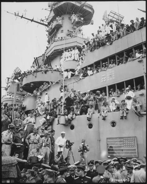 Today's Document • USS Missouri arrives in Tokyo Bay for the Japanese...