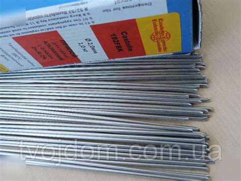 Припой Castolin 192 FBK с флюсом пайка алюминия,меди,латуни,Ø-2mm.,L ...