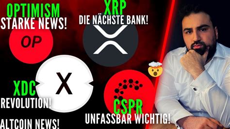 CASPER Unfassbar Wichtig XRP Nur Der Anfang OP XDC Altcoin