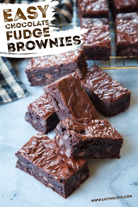 Easy Fudge Brownies Fudge Brownies Eat The Love