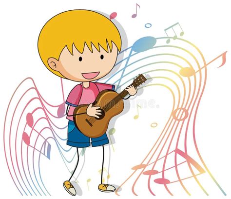 Acoustic Guitar Cartoon Clip Art Stock Illustrations Acoustic