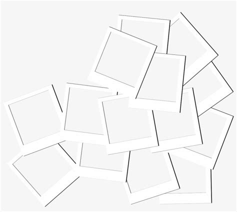 Ftestickers Frames Collage Polaroid White Geometry 1148x1024 PNG