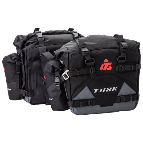 Tusk Pannier Racks Pilot Pannier Bags And Bottle Holders With Top Rack For Kawasaki Klx300sm