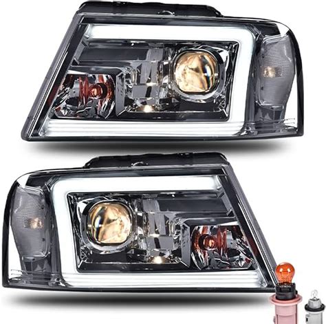 Cnnell Headlights Assembly Compatible With 2004 2005 2006 2007 2008 Ford F150 2008