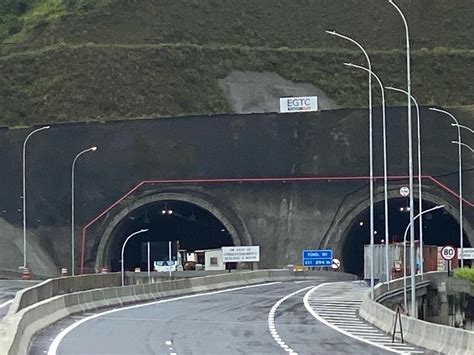 Obras Da Nova Tamoios T Nel Em Caragu Sentido Ubatuba Ser O