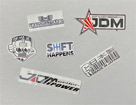 JDM Sticker Pack Car Vinyl Stickers - Etsy