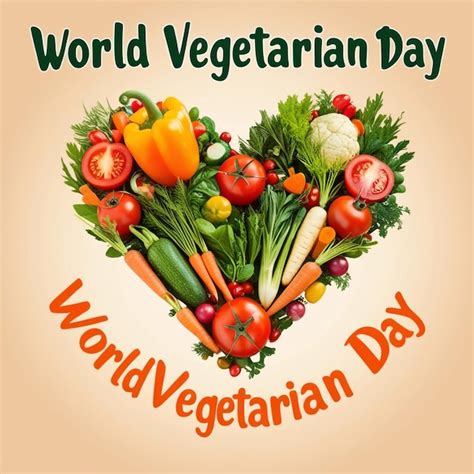 Celebrate World Vegetarian Day With Heartshaped Fruit And Veggie Images