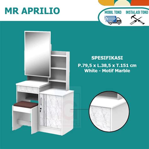 Jual Meja Rias Minimalis Dressing Table Minimalist Mr Aprilio Mr