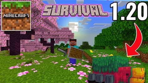 Minecraft PE OFFICIAL 1 20 TRAILS TALES UPDATE Survival Part 1