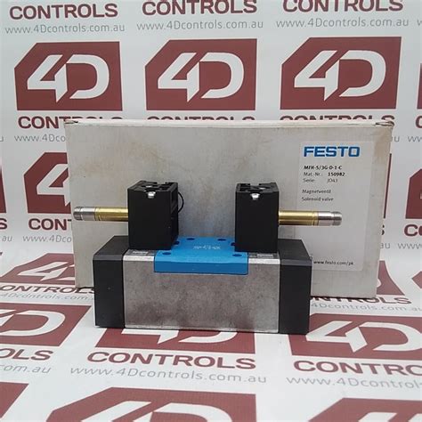 Mfh 53g D 1 C Festo Solenoid Valve 24vdc 85w 3 10 Bar