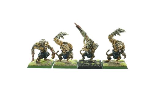 Warhammer Fantasy Classic Skaven Rat Ogres Packmasters Whtreasury