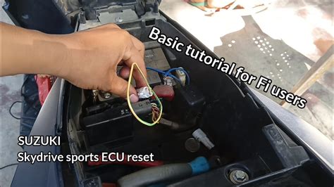 Suzuki Skydive Sports Ecu Reset Youtube