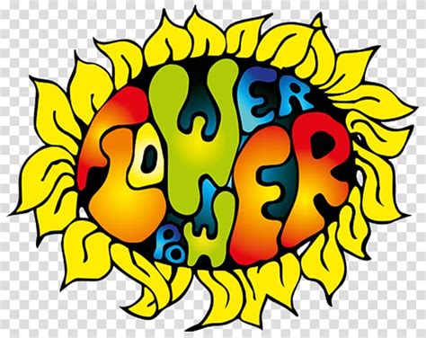 S Flower Power Hippie Concert Hall Transparent Background Png