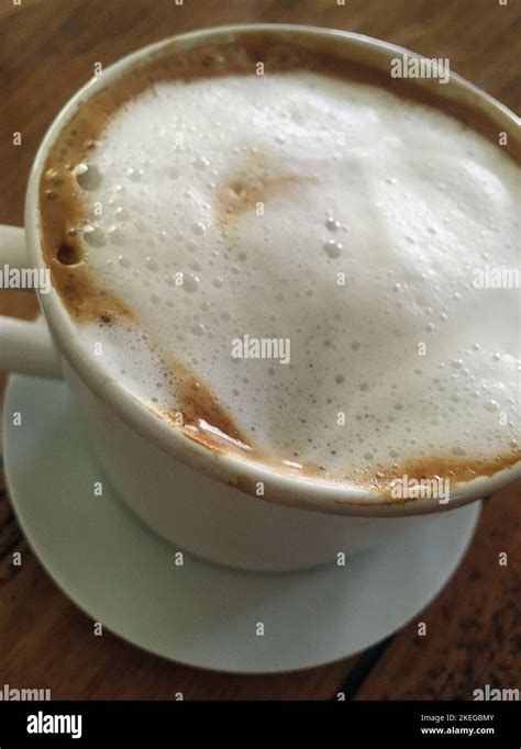 Frothy Cappuccino Hi Res Stock Photography And Images Alamy