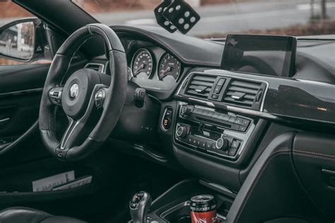 Photograph of the Black Interior of a Car · Free Stock Photo