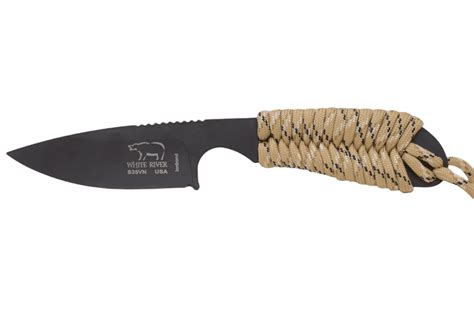 White River M1 Backpacker Black Ionbond S30vn Blade Desert Camo