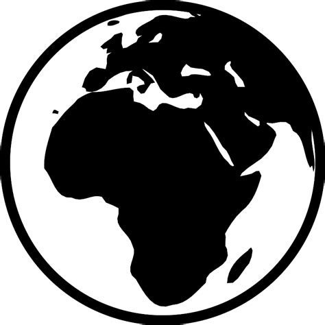 Earth Euro Africa Vector Svg Icon Svg Repo