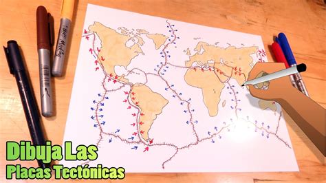 Dios Reloj Fuera De Servicio Dibujo De Las Placas Tectonicas De La