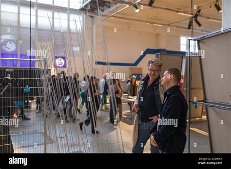 People Visit The Graduation Show At The Famous Dutch Design Week In