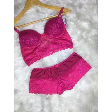 Conjunto De Lingerie Maju Shopee Brasil