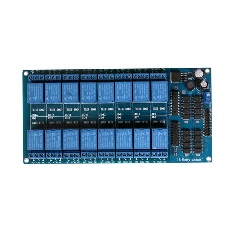 16 Channel Relay Module Consists Of Sixteen 12V Relays And Each One Of