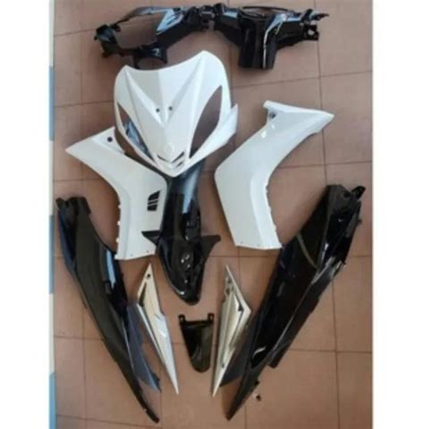 Cover Set Lc V Hitam Putih Yamaha Lc V Price Promotion Sep