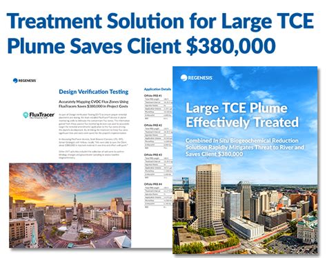 Large Tce Plume Effectively Treated Saving 380000