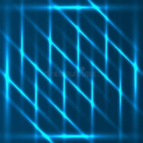 Blue Diagonals Abstract Glowing Background Stock Vector Illustration