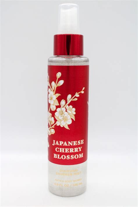 Bath And Body Works Japanese Cherry Blossom Diamond Shimmer Mist Fl