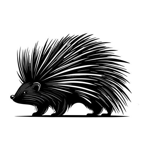 Watercolor Porcupine Cute Clip Art Watercolor Hand Dr