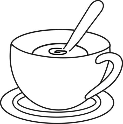 Dibujo de Taza de café para colorear Dibujos para colorear imprimir