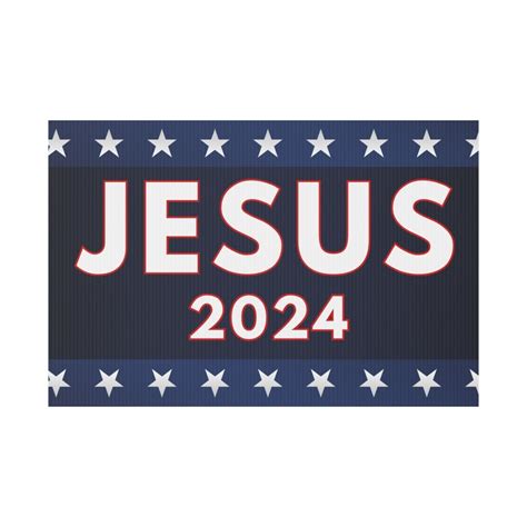 Jesus 2024 Yard Sign Etsy