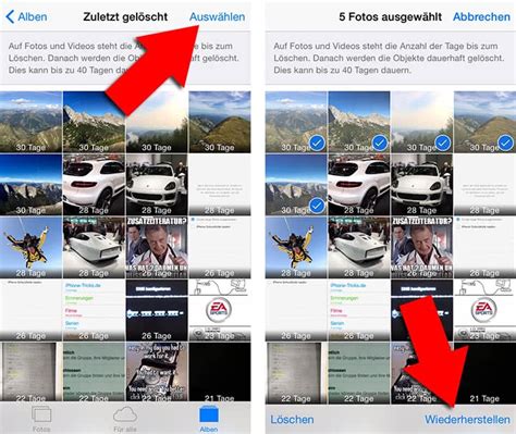 iPhone: Gelöschte Bilder & Fotos wiederherstellen