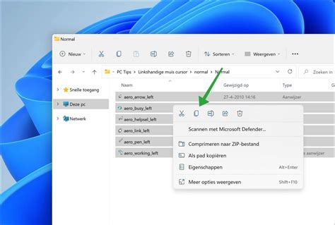 Linkshandige Muis Aanwijzer Instellen In Windows