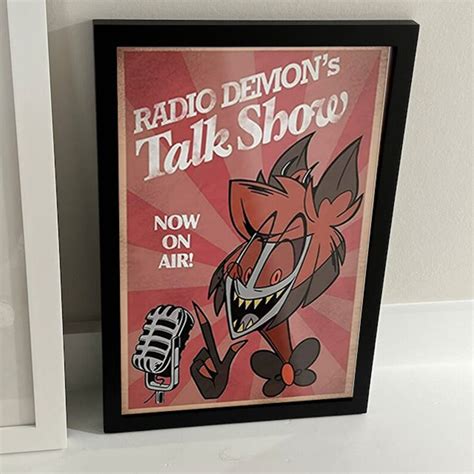 Hazbin Hotel Radio Demon Poster Poster Etsy Australia