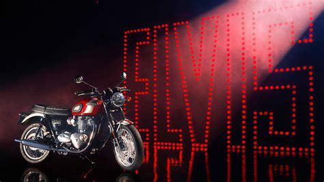 Triumph Bonneville T120 Elvis Presley Special Edition Bike Business