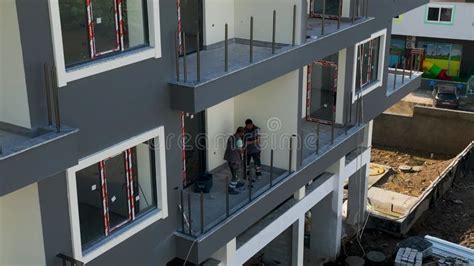 Construction Site In A Residential Building At The Final Stage Of