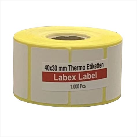 Barcode Etikett X Mm Thermo Etiketten Zebra Etiketten Rollen