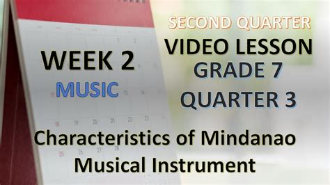 Mapeh Grade 7 3rd Quarter 3 Week 2 Music Youtube