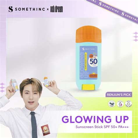 Jual Somethinc Glowing Up Sunscreen Stick Spf Pa Shopee