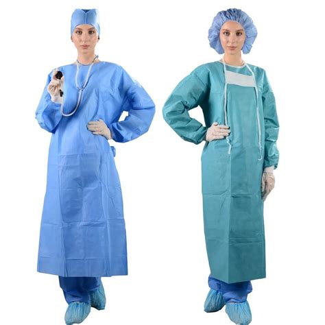 Nonwoven Disposable Hospital Uniform Surgical Gown Pp Sterile